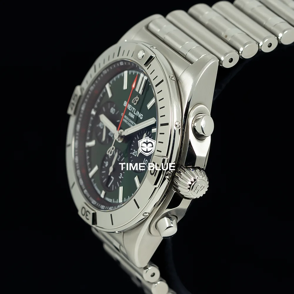브라이틀링 크로노맷 B01 벤틀리 42mm 그린판 4