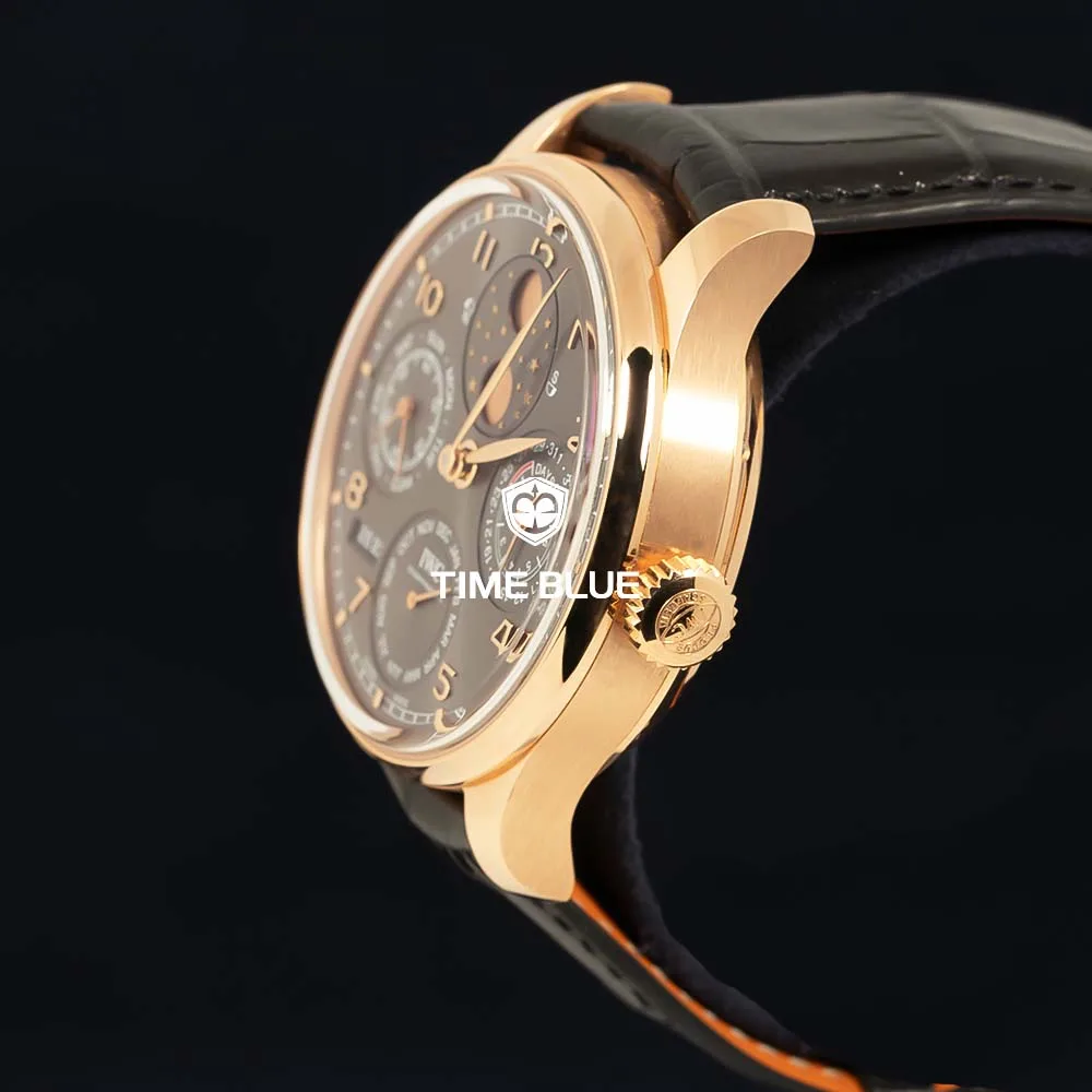 IWC 퍼페추얼캘린더44 로즈골드 검판 D스트랩 IW503404 4