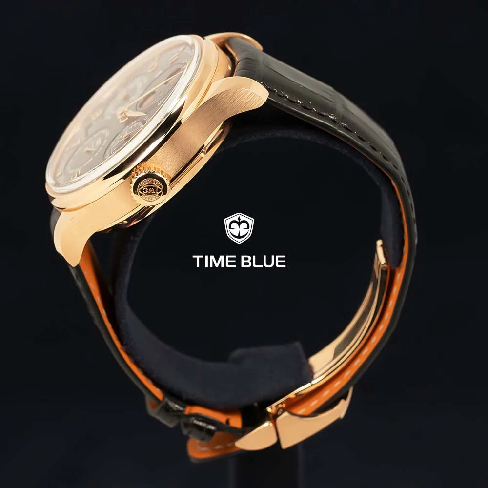 IWC 퍼페추얼캘린더44 로즈골드 검판 D스트랩 IW503404 5