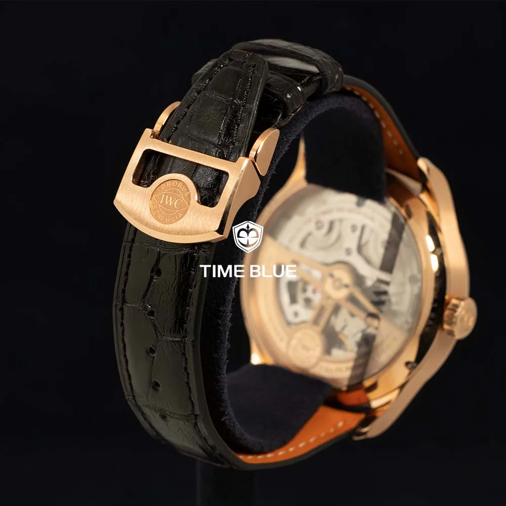 IWC 퍼페추얼캘린더44 로즈골드 검판 D스트랩 IW503404 6