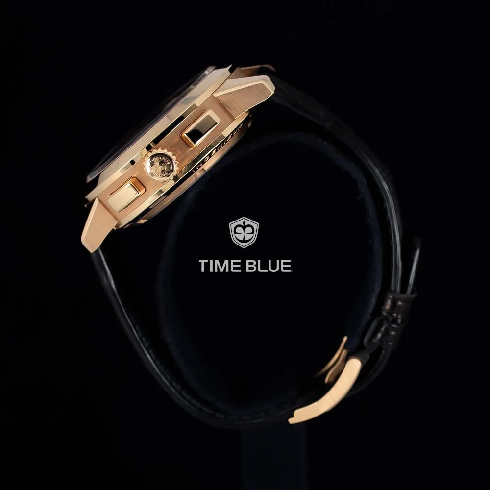 IWC 인제니어 크로노그래프42 로즈금통 그레이판 p스트랩 IW380803 5