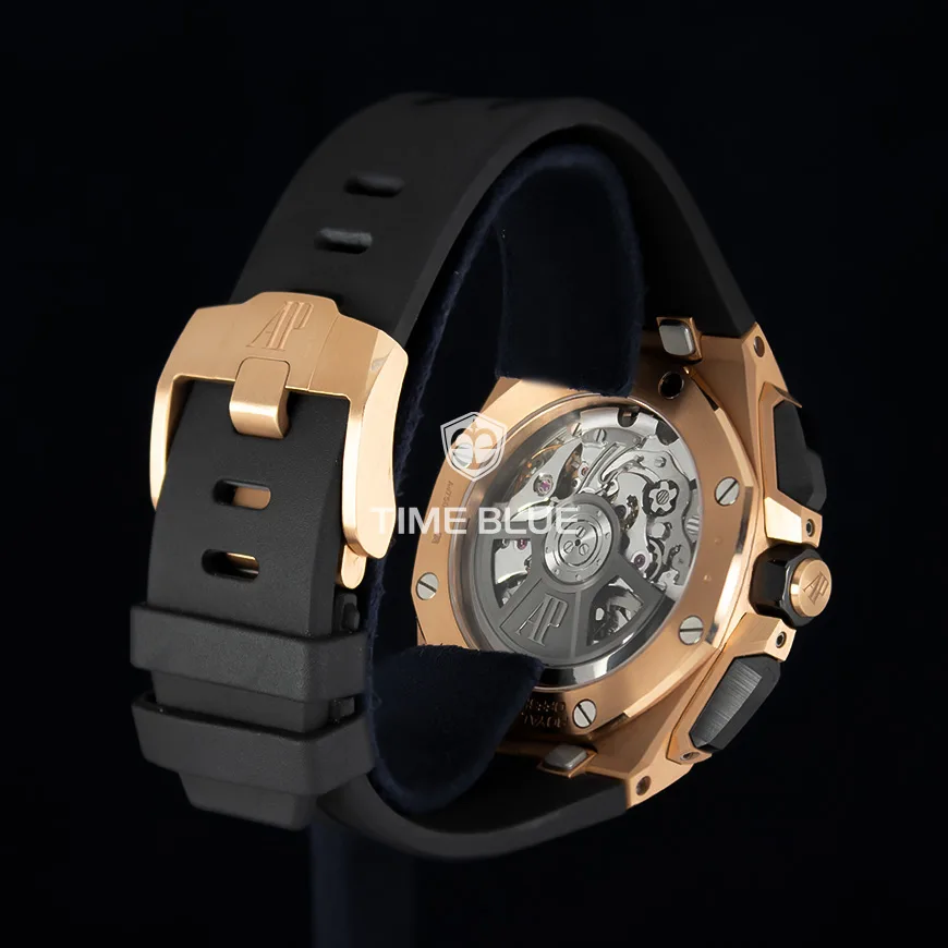 오데마피게 오프쇼어43 로즈골드 크로노 검판 26420RO 6