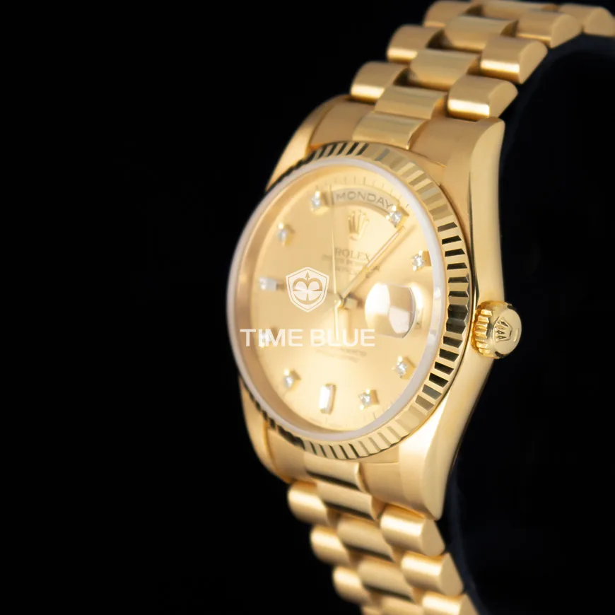 롤렉스 데이데이트36 옐로우골드 다이아 샴페인판 18238 4