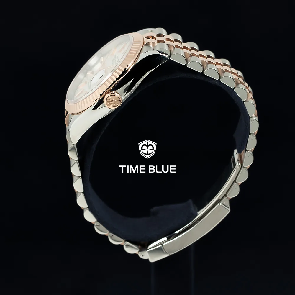 롤렉스 데이저스트 36 로즈콤비 바인덱스 플루티드 모티프 실버판 126231 (미사용품) 6